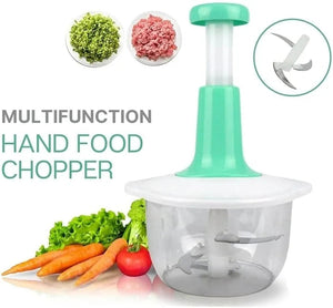 4 in 1 Multi Function Hand Pushing Chopper