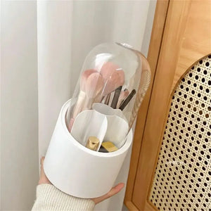 Makeup Brush Organizer Box 360° Rotating