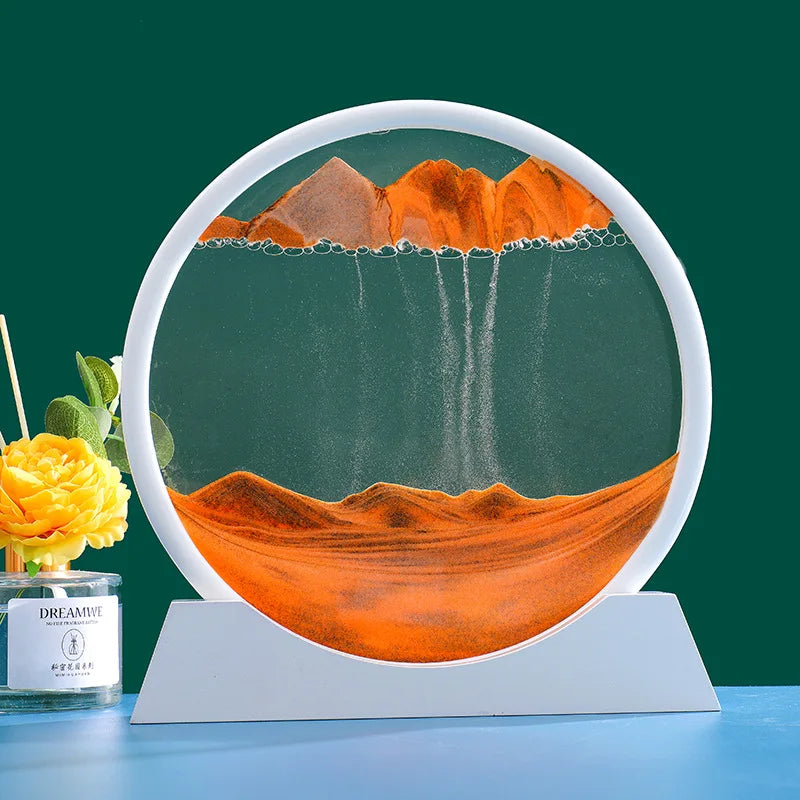 3d Moving Sand Art Lamp